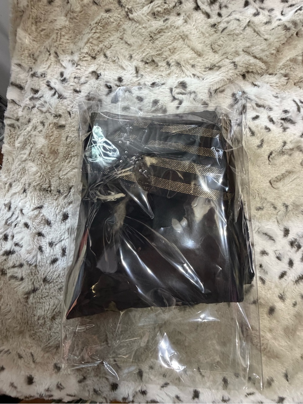 Victoria’s Secret  PINK Vintage Y2K Flare Gold Black Legging - Picture 10 of 10
